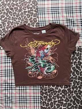 Ed Hardy Koi Fish Baby Tee